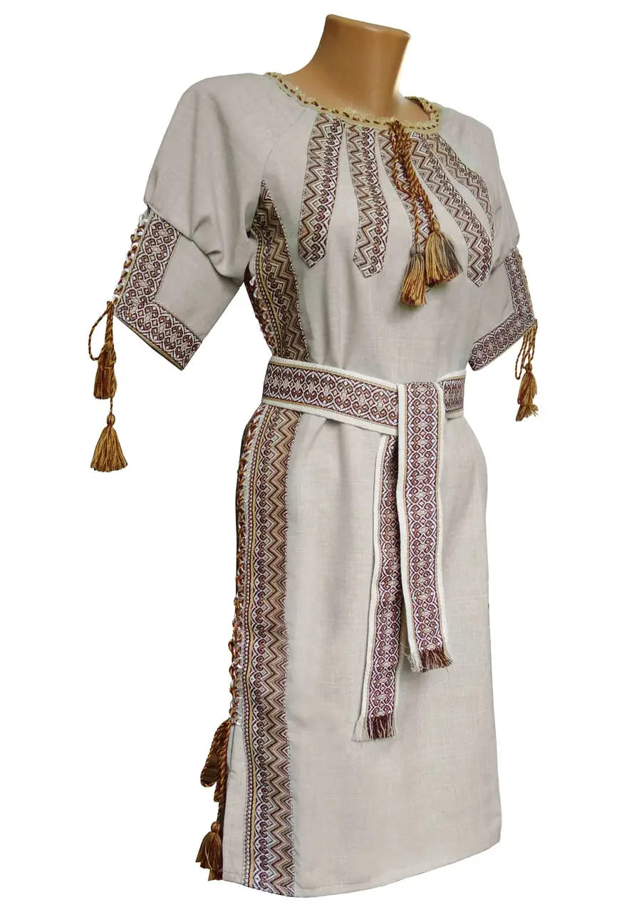 ukrainian embroidered dress