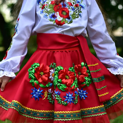 Ukrainian costume for a girl