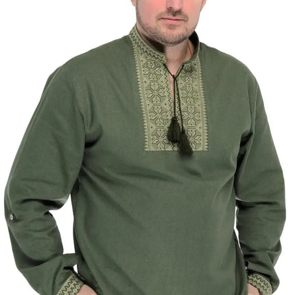 Mens vyshyvanka  modern linen