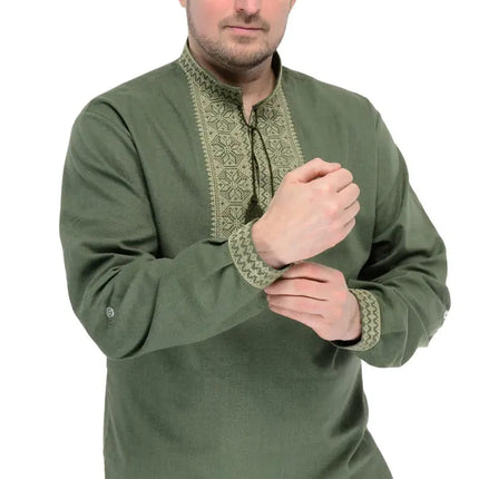 Mens vyshyvanka  modern linen