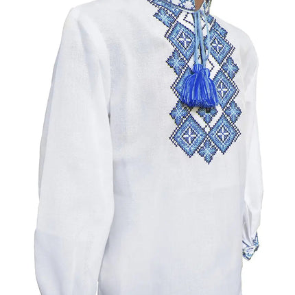 Children's embroidered shirt with long sleeves