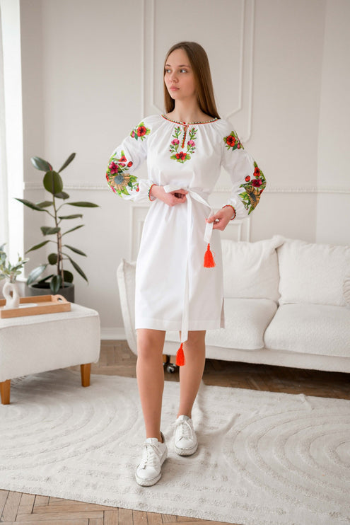 Dress with Embroidery