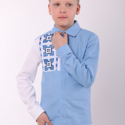 Embroidered shirt for a boy