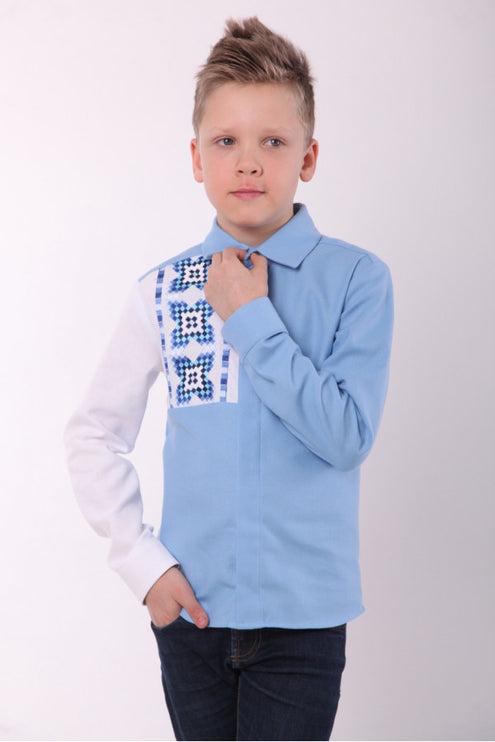Embroidered shirt for a boy