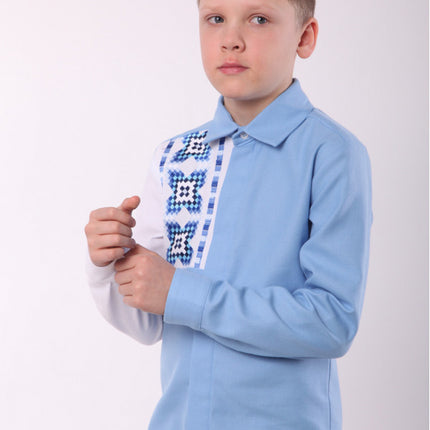 Embroidered shirt for a boy