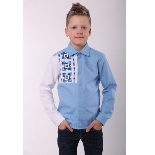 Embroidered shirt for a boy