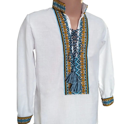 Embroidered shirt for a boy in Ukrainian style