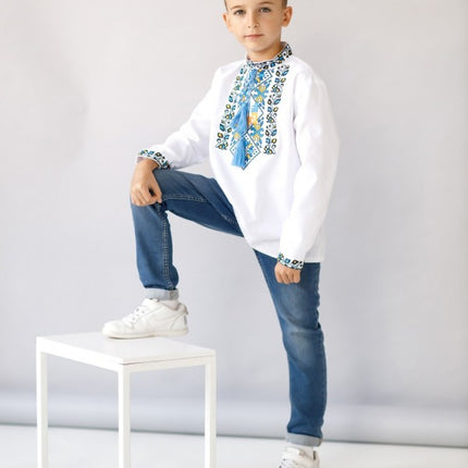 Embroidered shirt for boys