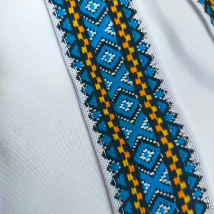 Traditional summer Ukrainian embroidered dress