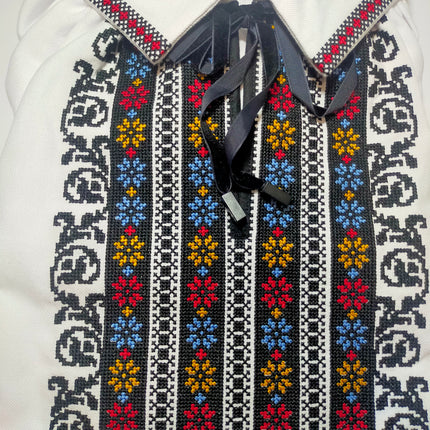 Traditional Ukrainian Embroidered Blouse