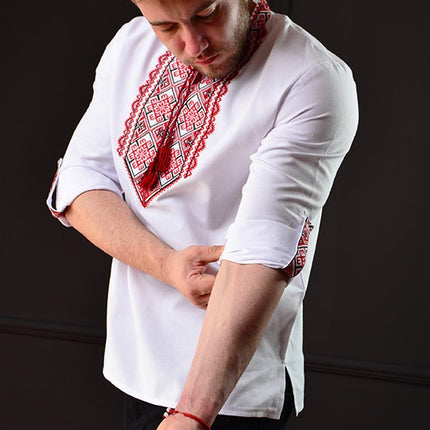 Men's traditional embroidered shirt