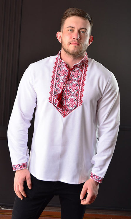 Men's traditional embroidered shirt