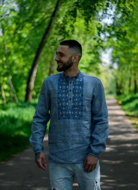 Men's vyshyvanka linen