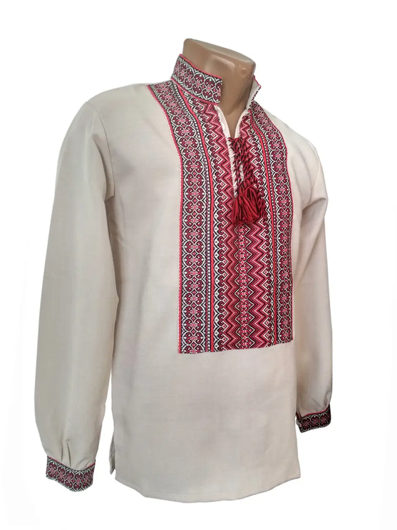 Men's vyshyvanka shirt with classic embroidery