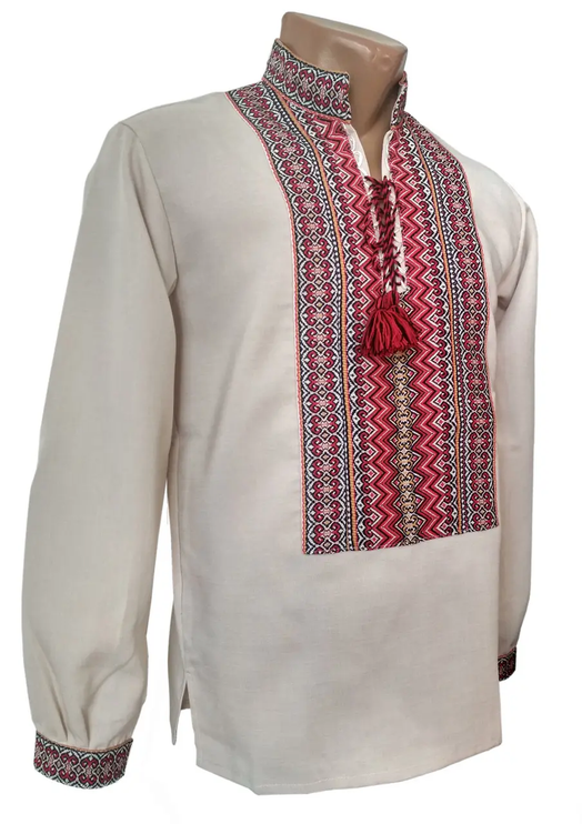 Men's vyshyvanka shirt with classic embroidery