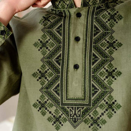 embroidered shirt
