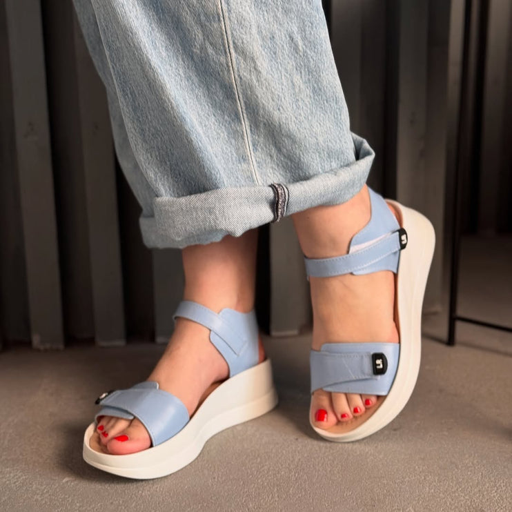 Platform Sandals for Women Leather