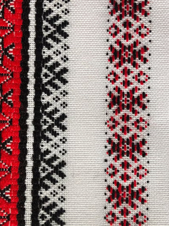 Ukrainian embroidered wedding towel
