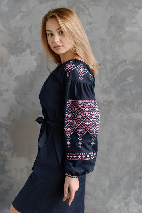 Ukrainian Designer Embroidered Dress