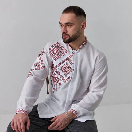 Ukrainian embroidered men vyshyvanka