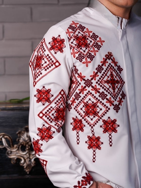 Ukrainian men's embroidered shirt