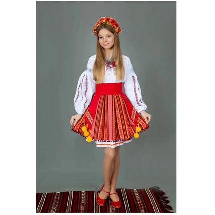 Ukrainian ethnic clothing for a girl