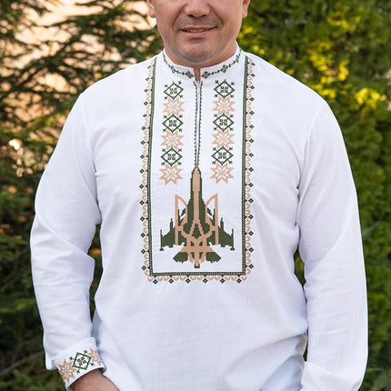 Vyshyvanka men's shirt in a modern style