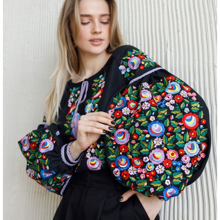 Women's embroidered blouse Bukovyna Flowers