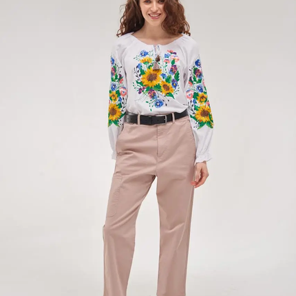 Women's embroidered blouse