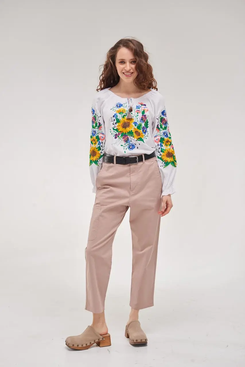 Women's embroidered blouse