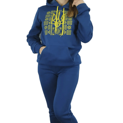 Women's embroidered fleece tracksuit