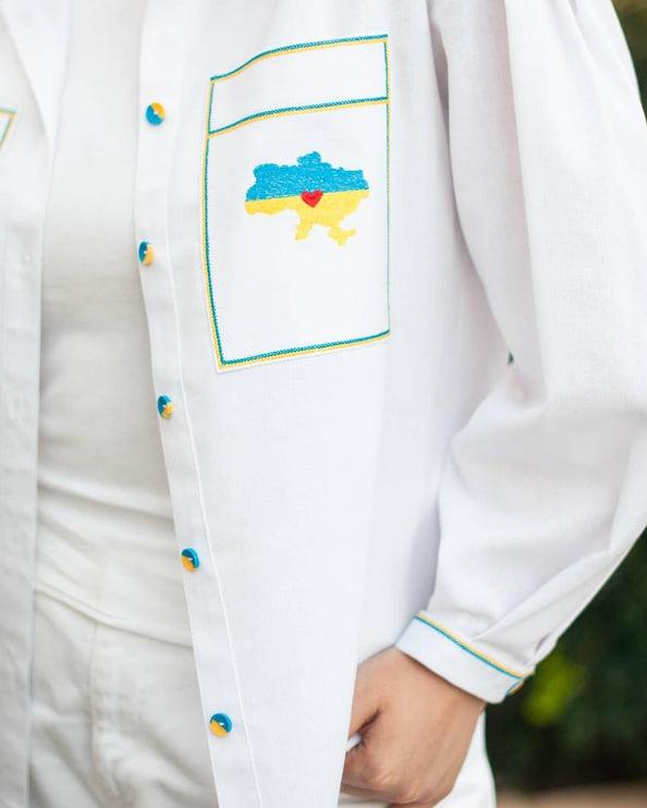 Women's shirt in Ukrainian style