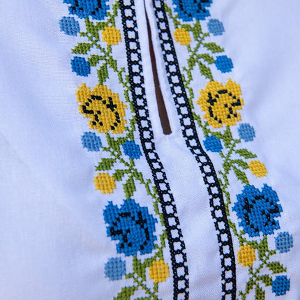 Women's vyshyvanka in national colors