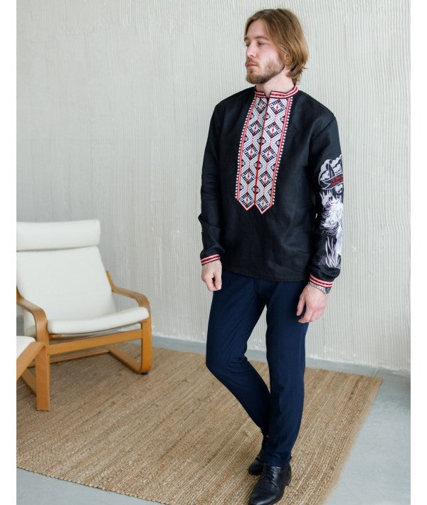 Men's embroidered shirt cossack