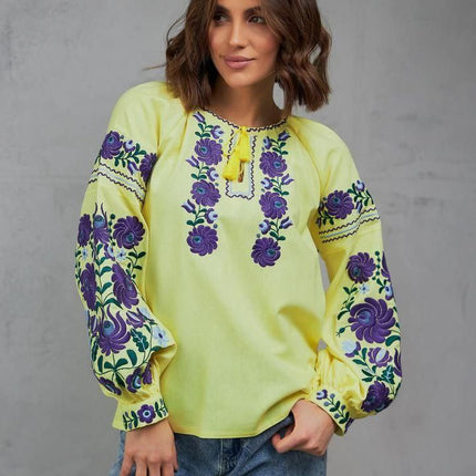 Embroidered blouse for women Petrykivka