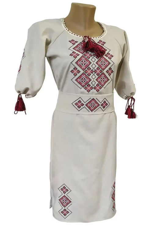 Ukrainian embroidered dress