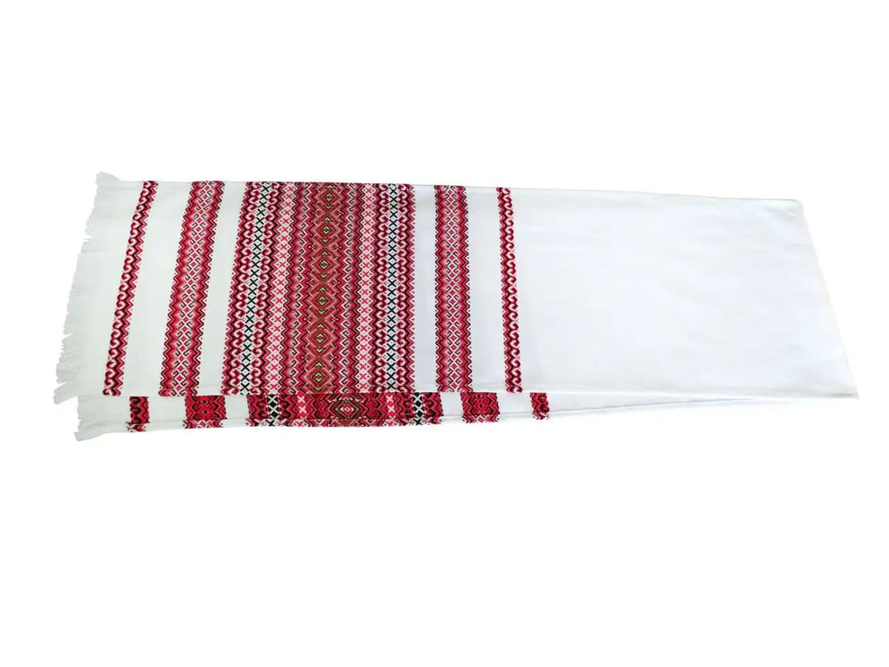 Ukrainian embroidered wedding towel
